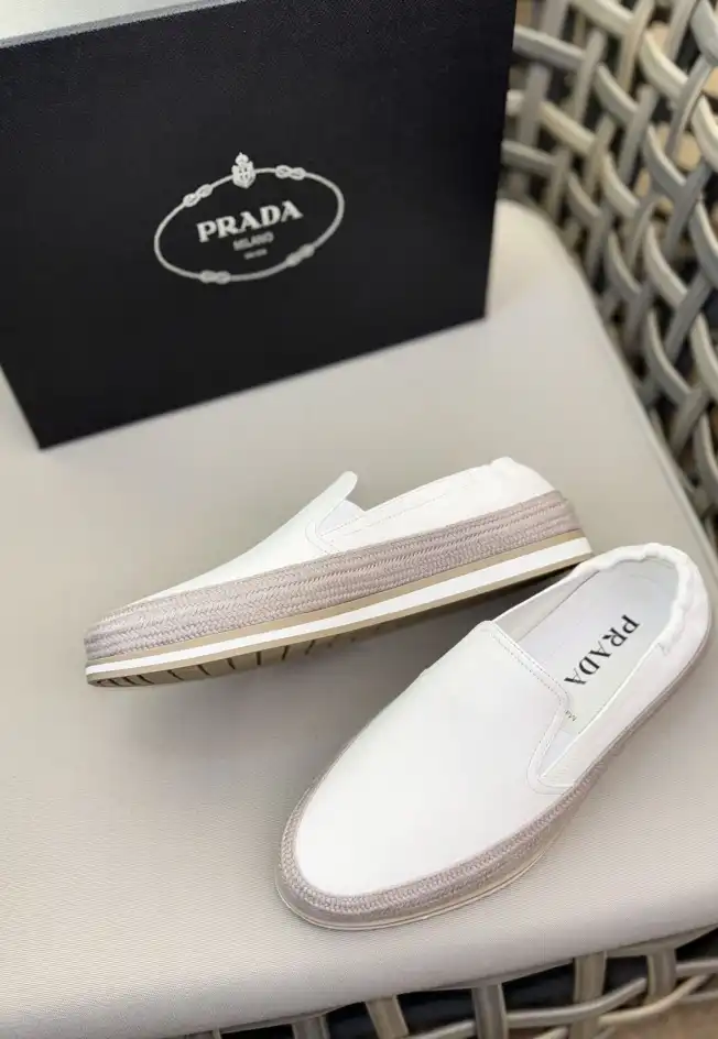 hype Prada Leather Shoes