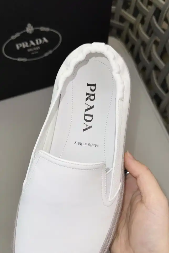 hype Prada Leather Shoes