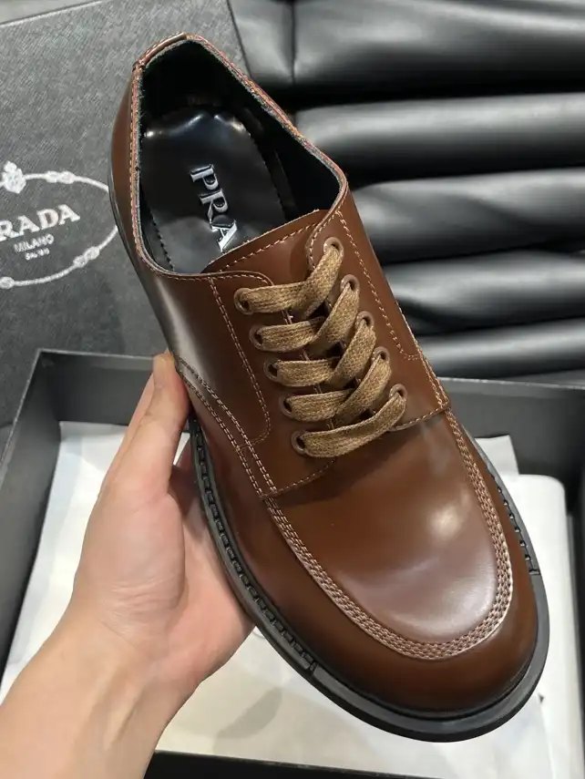 hype Prada Leather Shoes