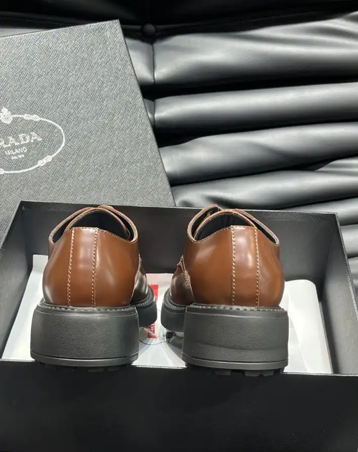 hype Prada Leather Shoes