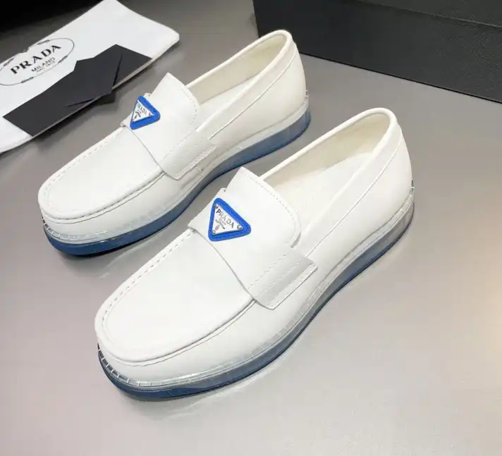 hype Prada Leather Shoes