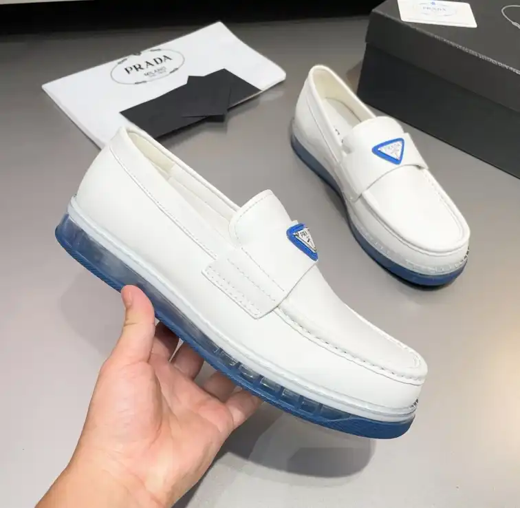 hype Prada Leather Shoes