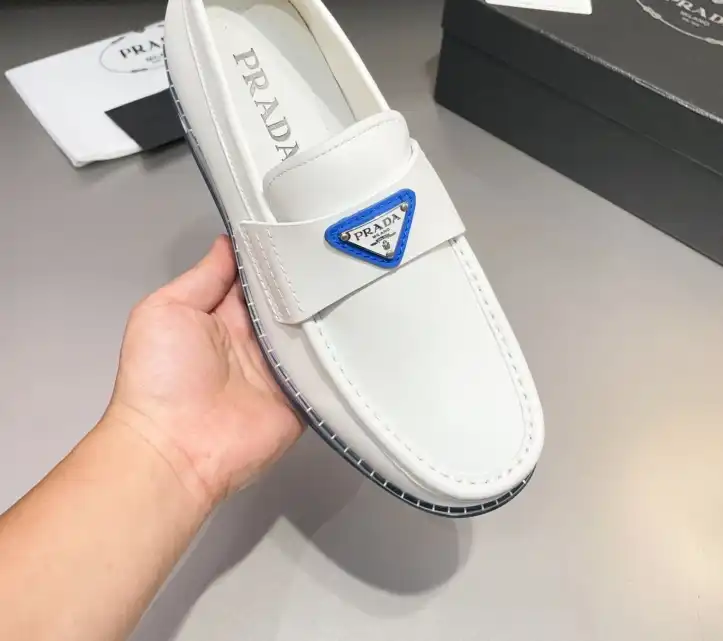 hype Prada Leather Shoes