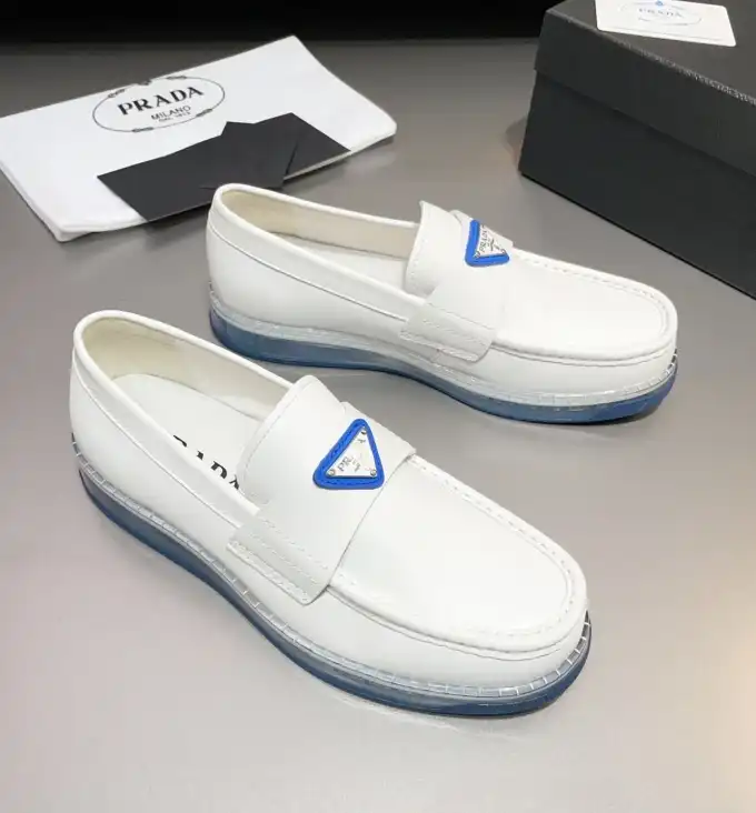 hype Prada Leather Shoes