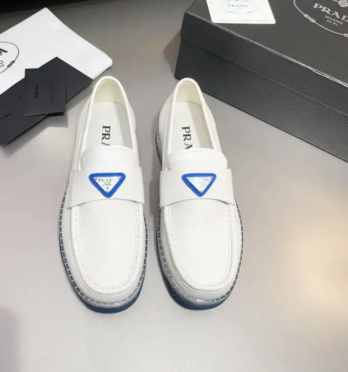 hype Prada Leather Shoes