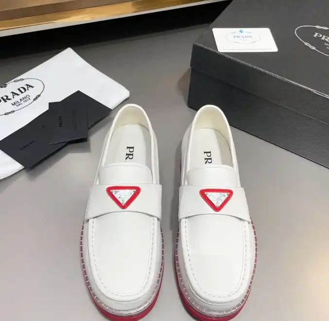 hype Prada Leather Shoes