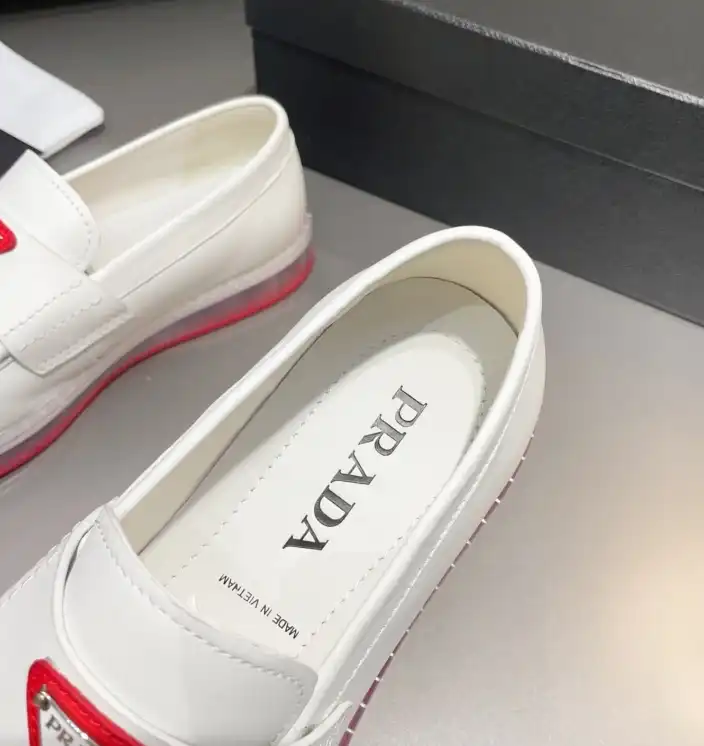 hype Prada Leather Shoes