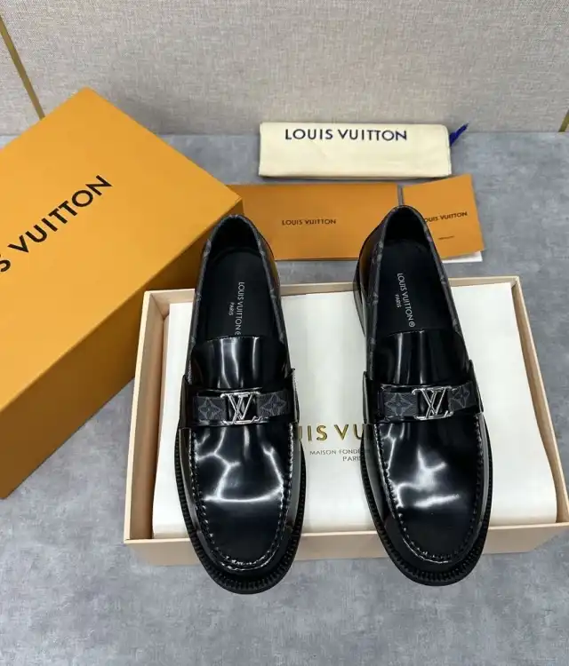 hype LV Leather Shoes