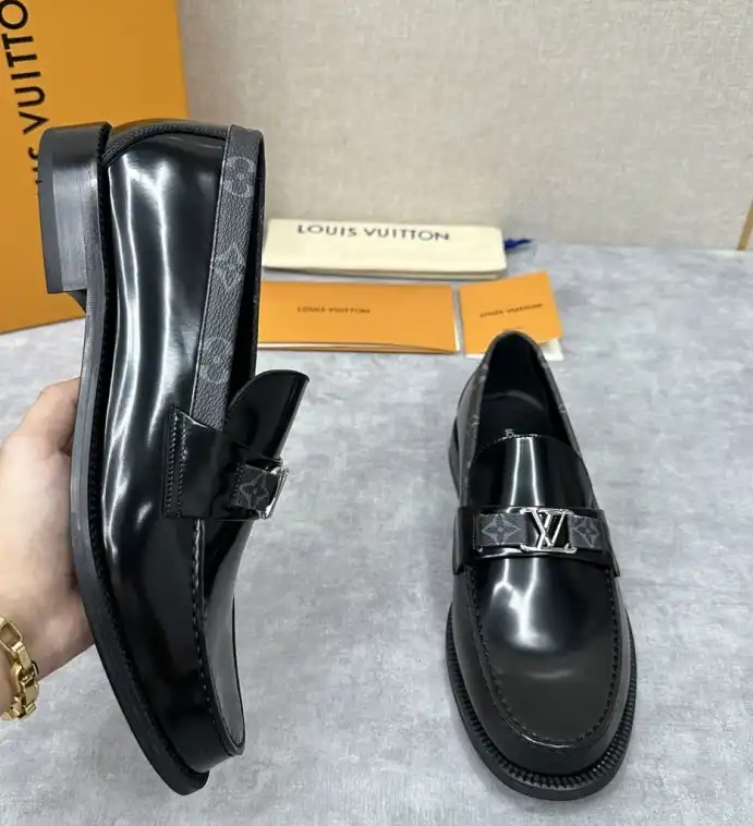 hype LV Leather Shoes