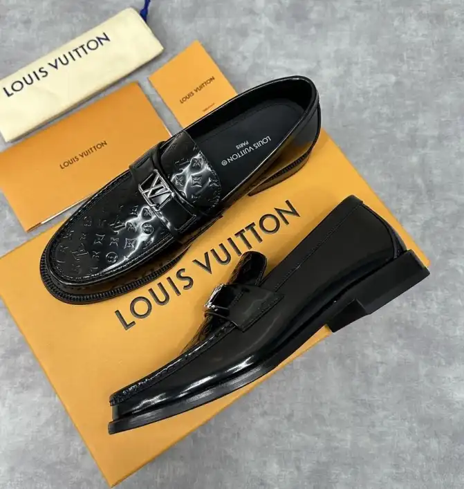 hype LV Leather Shoes