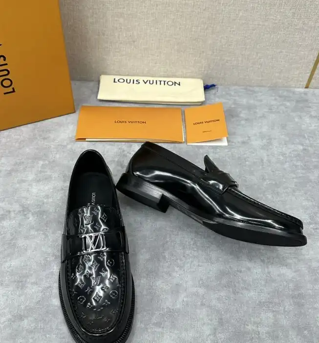 hype LV Leather Shoes