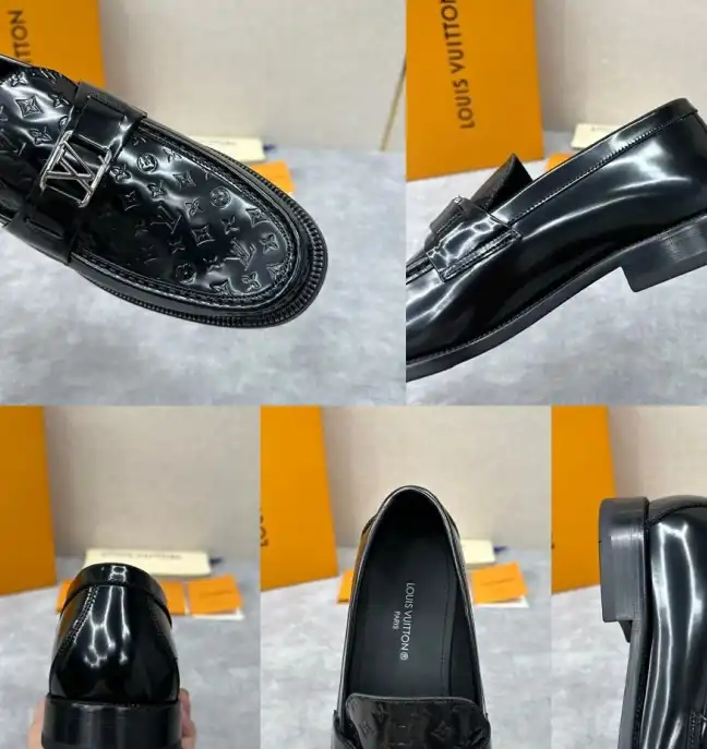 hype LV Leather Shoes