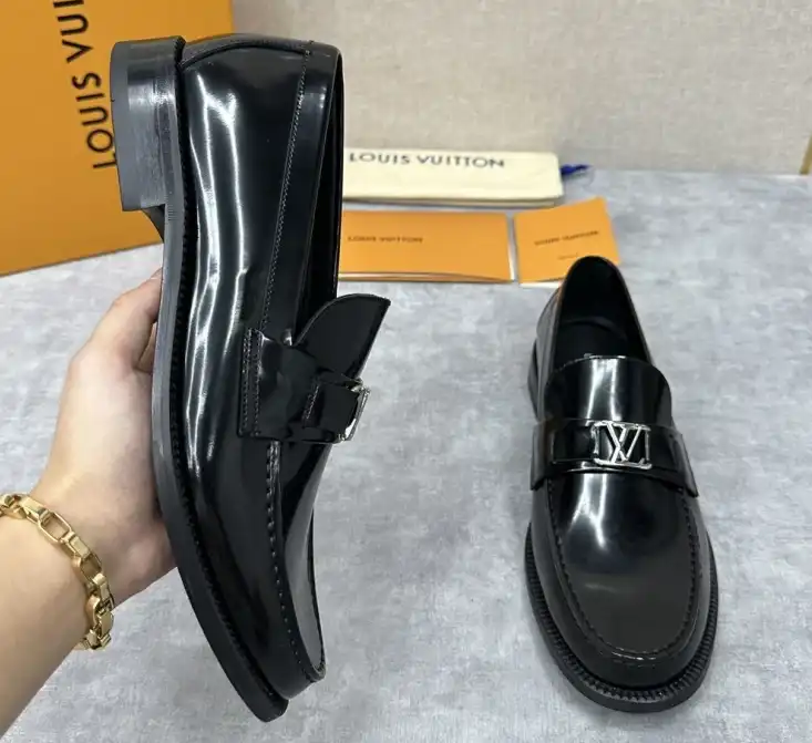 hype LV Leather Shoes