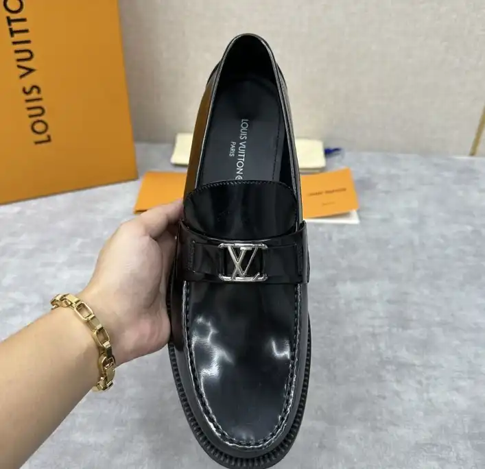 hype LV Leather Shoes