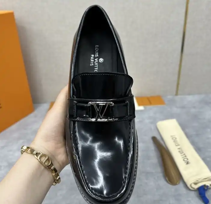 hype LV Leather Shoes