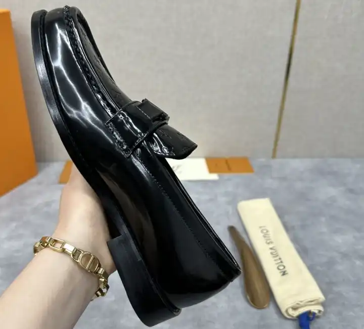 hype LV Leather Shoes