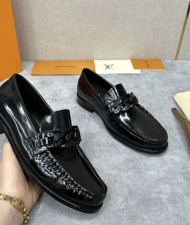 hype LV Leather Shoes