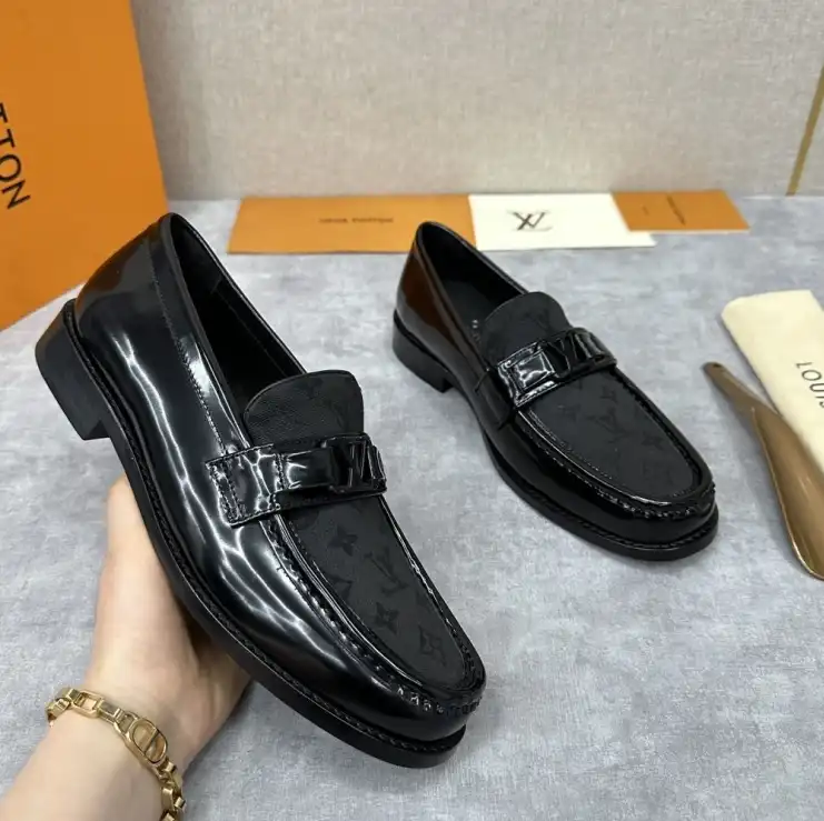 hype LV Leather Shoes