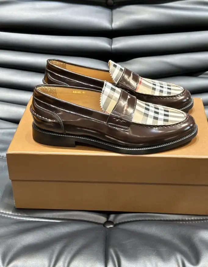 hype Burberry Leather Shoes