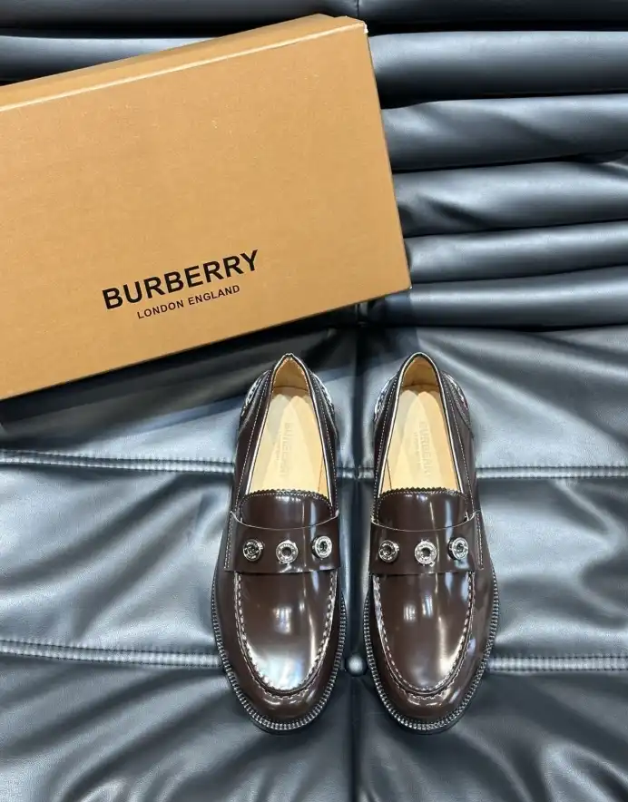 hype Burberry Leather Shoes