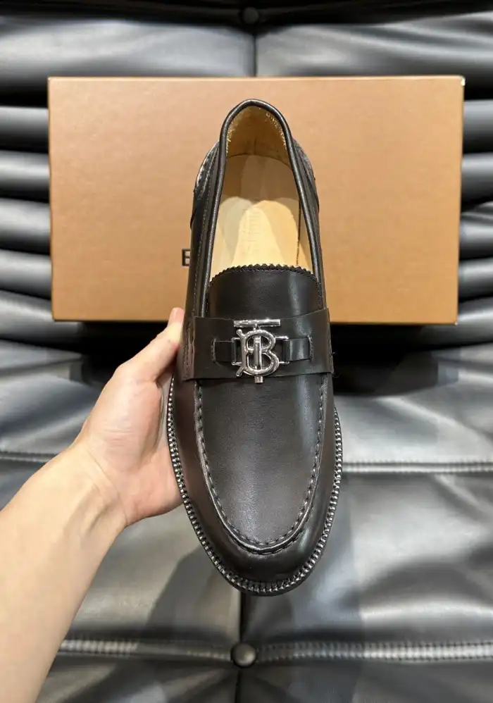 hype Burberry Leather Shoes