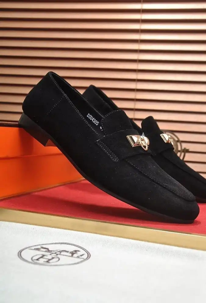 hype Hermes Leather Shoes