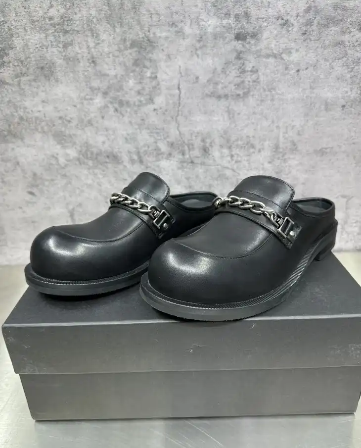 hype Prada Leather Shoes