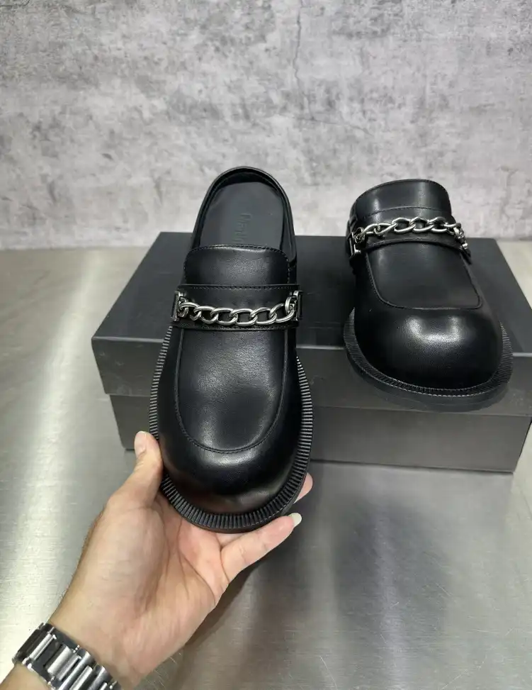 hype Prada Leather Shoes