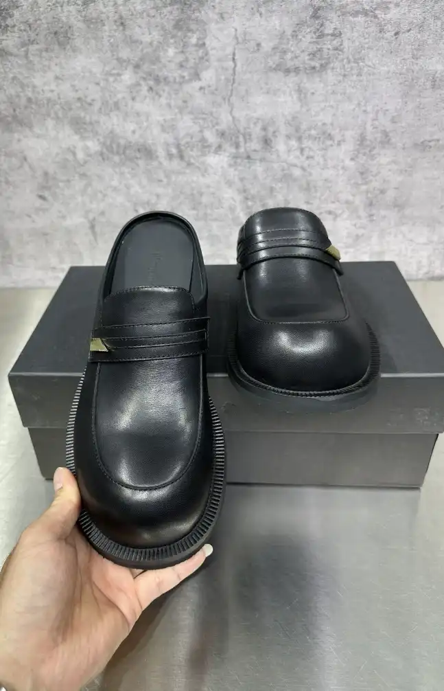 hype Prada Leather Shoes