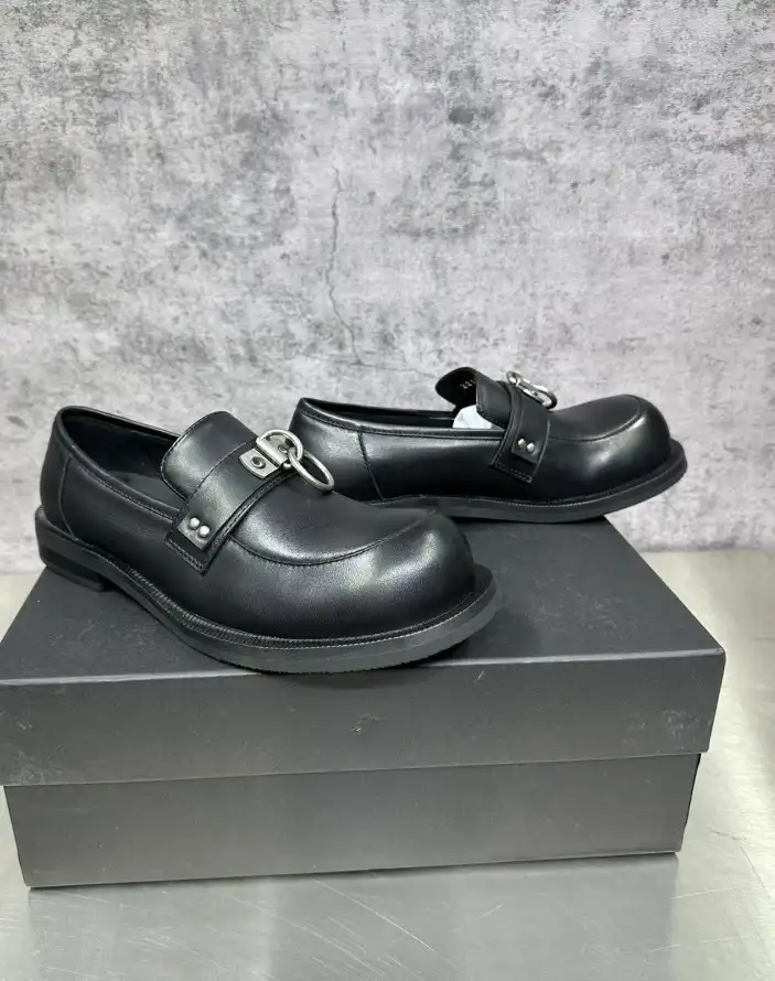 hype Prada Leather Shoes