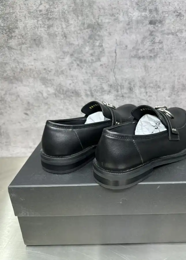 hype Prada Leather Shoes