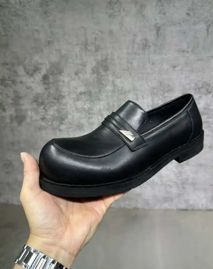 hype Prada Leather Shoes