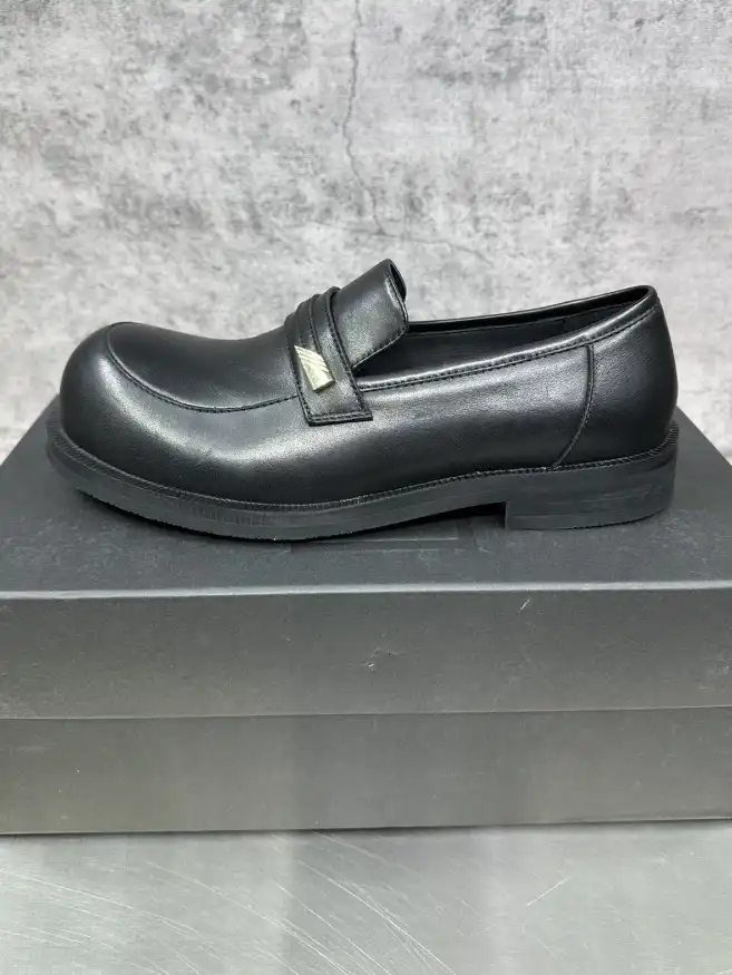 hype Prada Leather Shoes