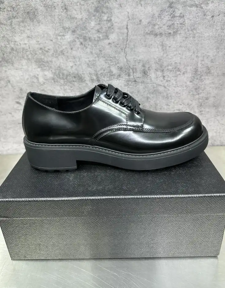 hype Prada Leather Shoes