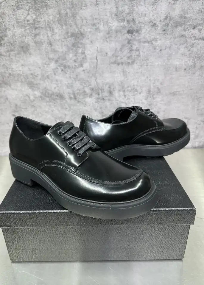 hype Prada Leather Shoes