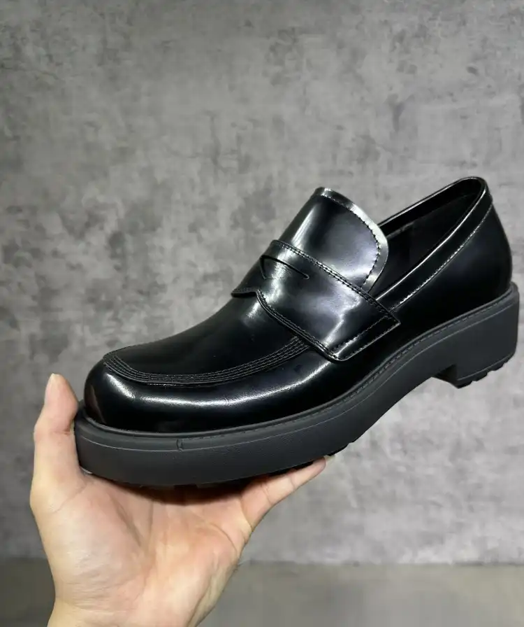 hype Prada Leather Shoes