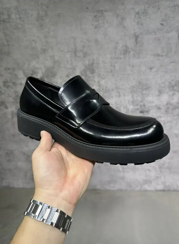 hype Prada Leather Shoes