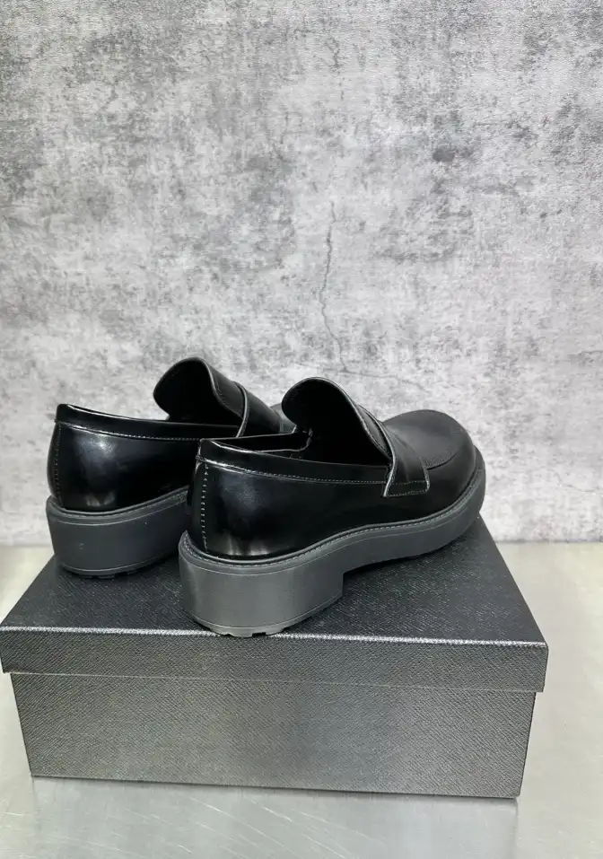 hype Prada Leather Shoes