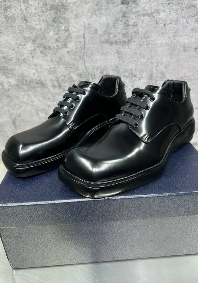 hype Prada Leather Shoes