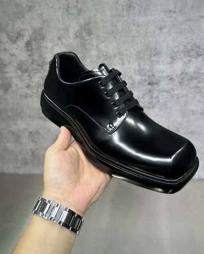 hype Prada Leather Shoes