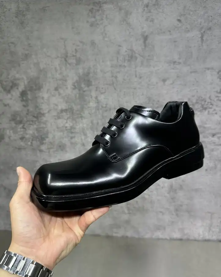 hype Prada Leather Shoes