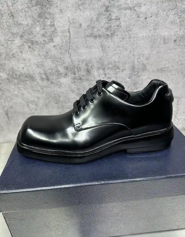 hype Prada Leather Shoes