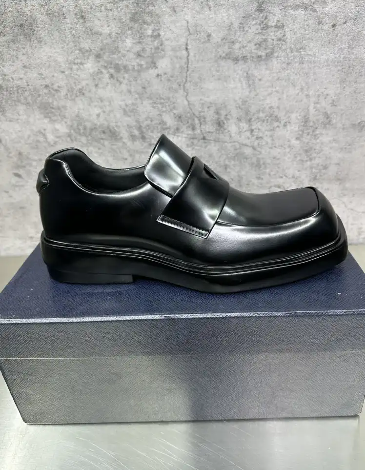 hype Prada Leather Shoes