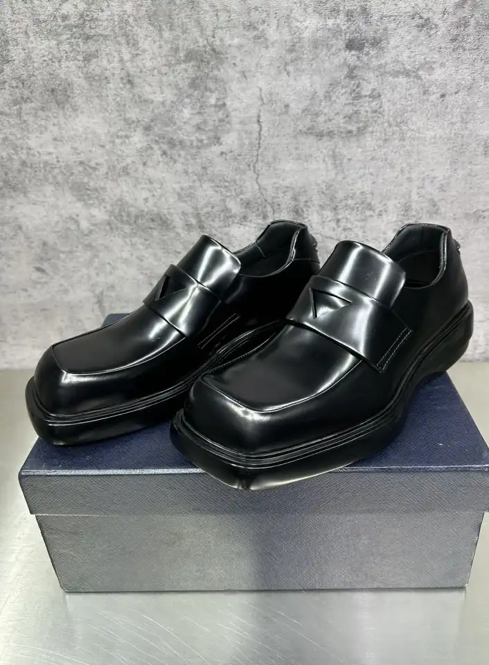 hype Prada Leather Shoes