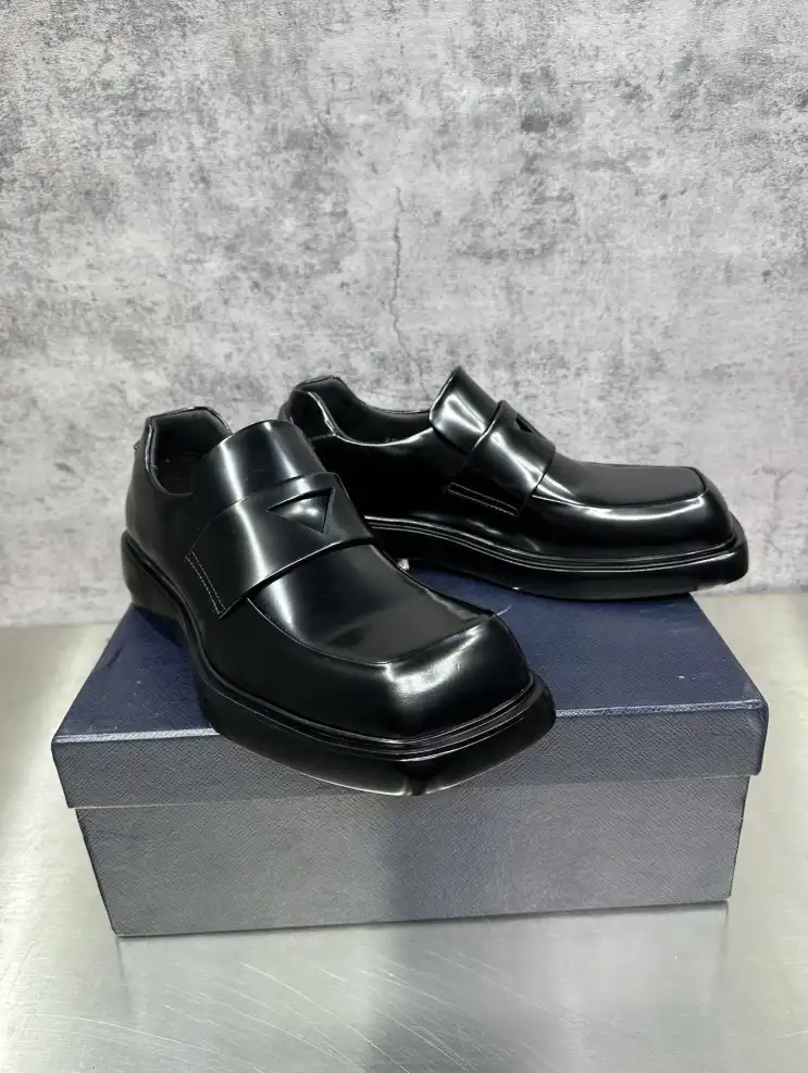 hype Prada Leather Shoes