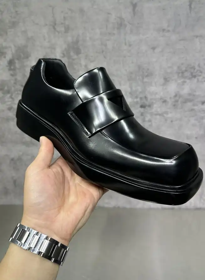 hype Prada Leather Shoes