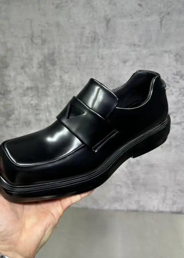 hype Prada Leather Shoes