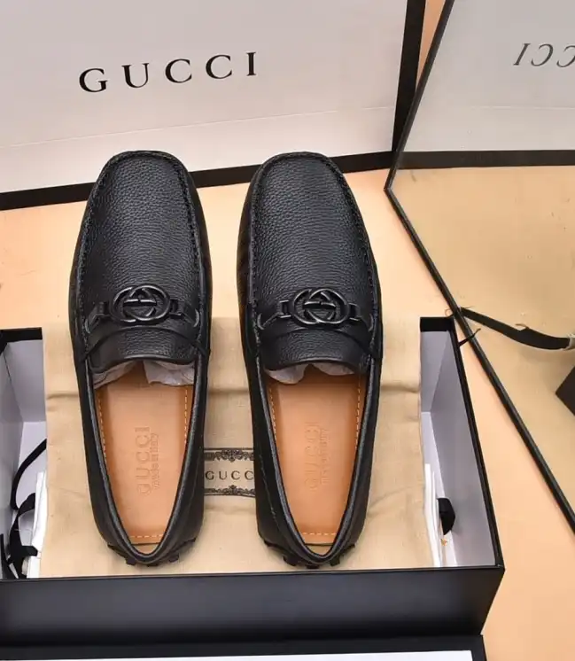 hype Gucci Leather Shoes