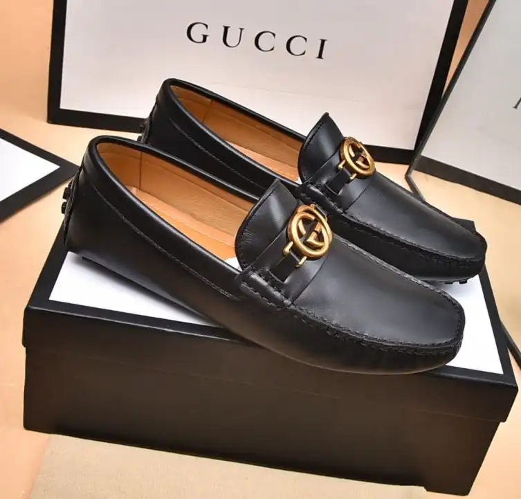 hype Gucci Leather Shoes