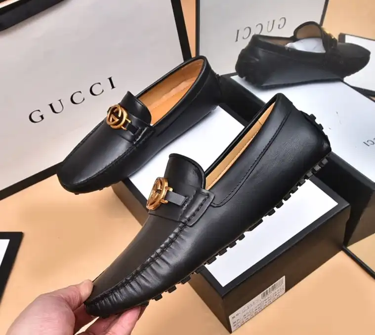 hype Gucci Leather Shoes